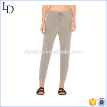 Elasticized drawstring waist sweat pants women's track pants